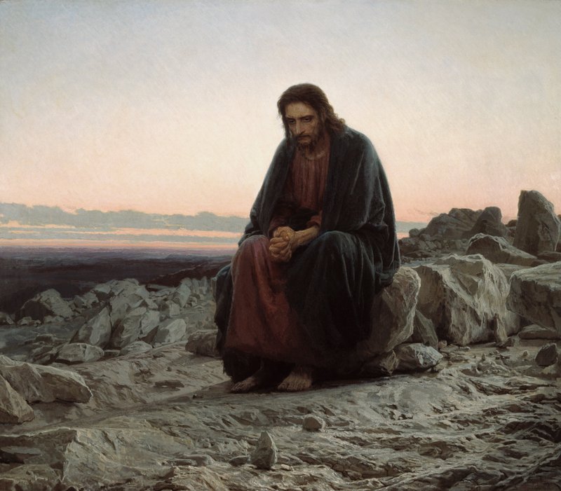 Ivan Kramskoy - Christ in the